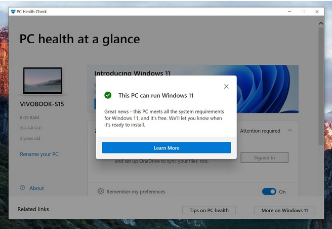 How to see if your PC will be able to run Windows 11