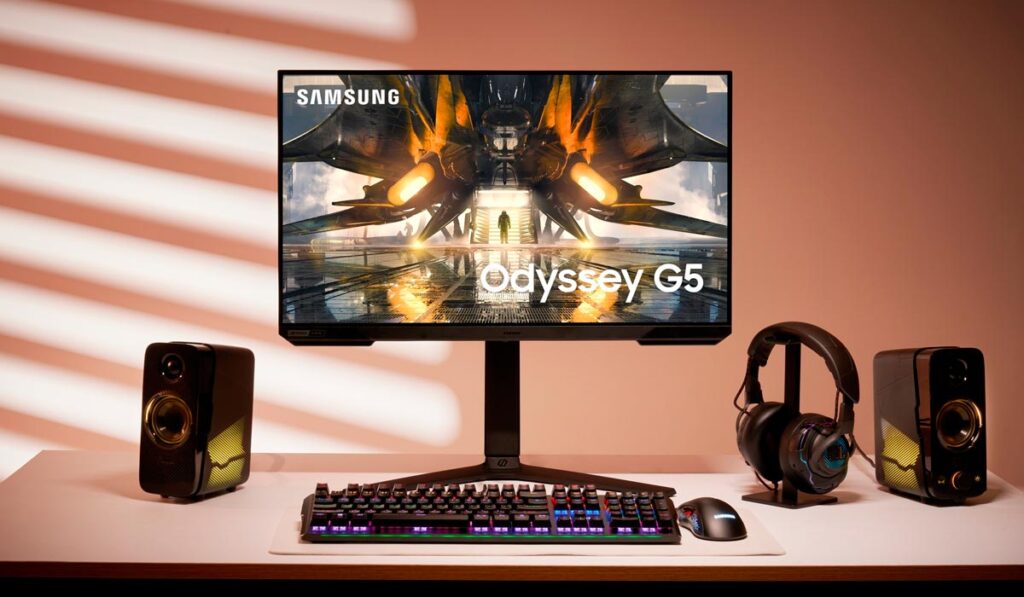 Samsung Odyssey G5 gaming monitor